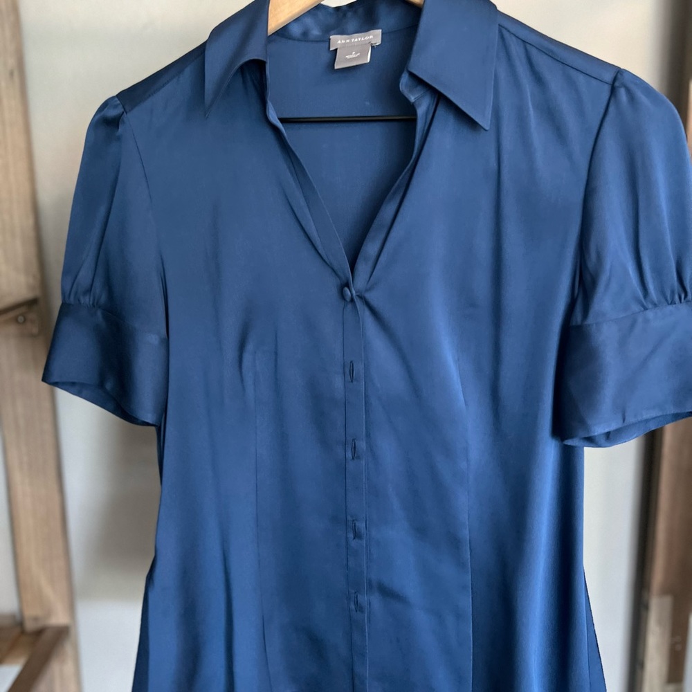 Silk Ann Taylor blouse.